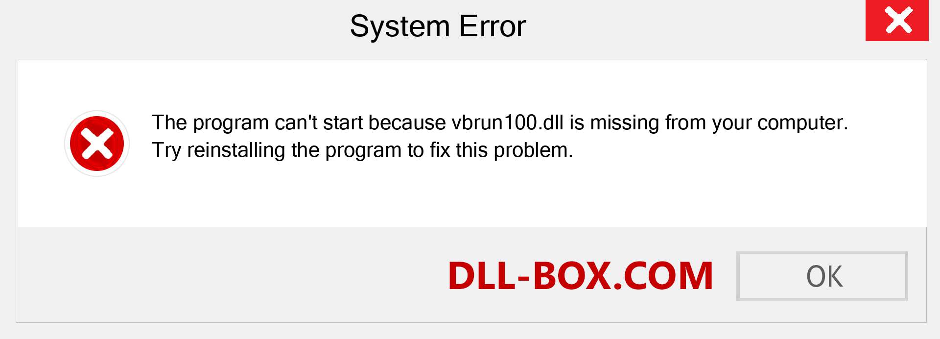  vbrun100.dll file is missing?. Download for Windows 7, 8, 10 - Fix  vbrun100 dll Missing Error on Windows, photos, images